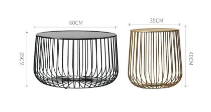 mid century modern black gold side coffee table