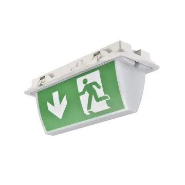 3W Evacuation Exit Sign Light ABS+PC LiFePO4 Battery
