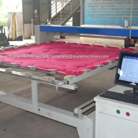 Second-Hand Industry Long Arm Single Head Needles Duvet, Foam Quilt, and Mattress/Bedcover Sewing Machine for Sale