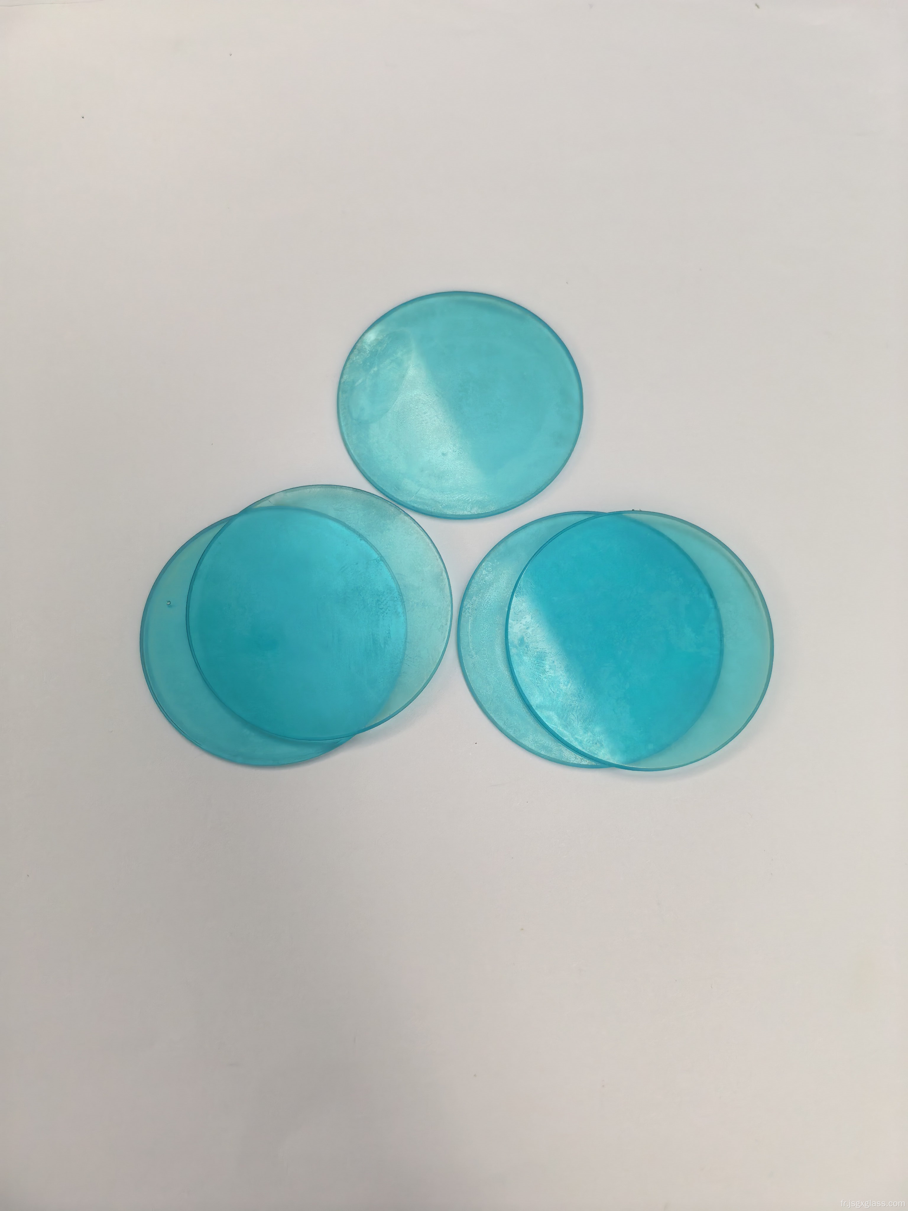 Verre de filtre passe-bande optique bleu QB21