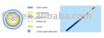 Twelve Fibers Armored Cable/Fiber Optic Cable