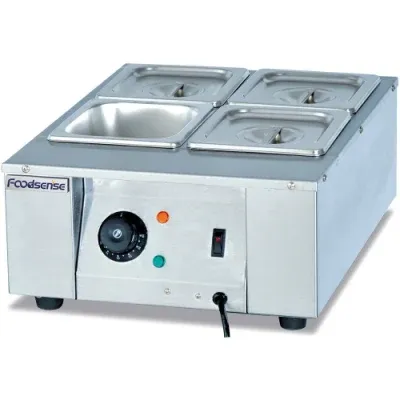 Restaurant Commercial Kitchen Equipment Hot Pot Table Electrical Stainless Steel Heating No Tap Food Warmer Bain Marie Buffet