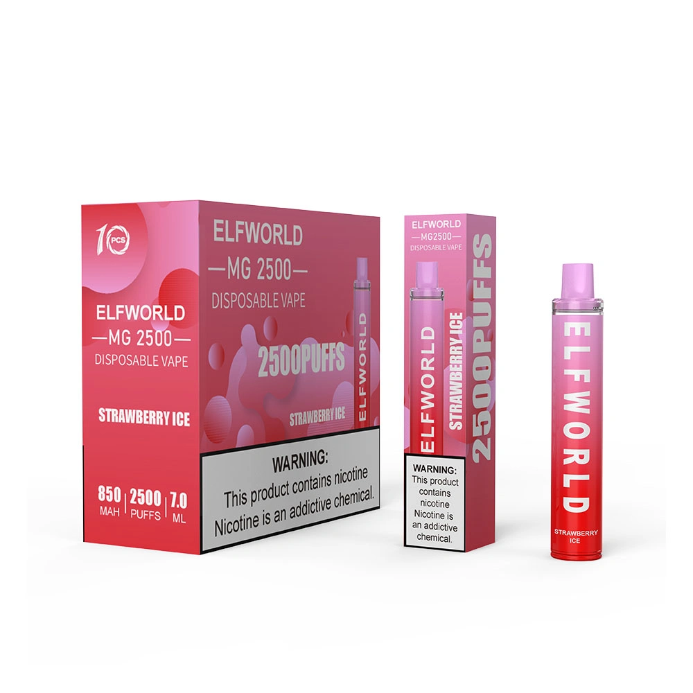 Elf World MG2500 VAPES suosittu Euroopassa