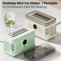 Tragbarer Mini-Eiswürfelbereiter für Zuhause und Camping