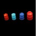 Flange Type Colorful Test Tube Stoppers Diam.12mm