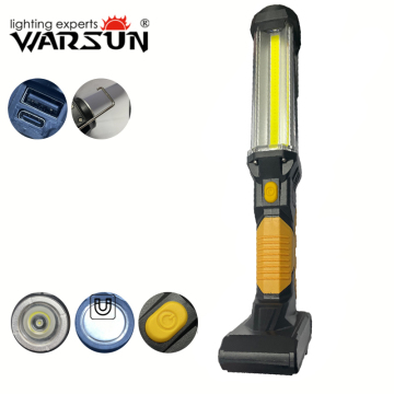 WARSUN DJ60: De veelzijdige 1000Lm Dual Light Source oplaadbaar werklicht met waterdichte IP55 en Power Bank -functie