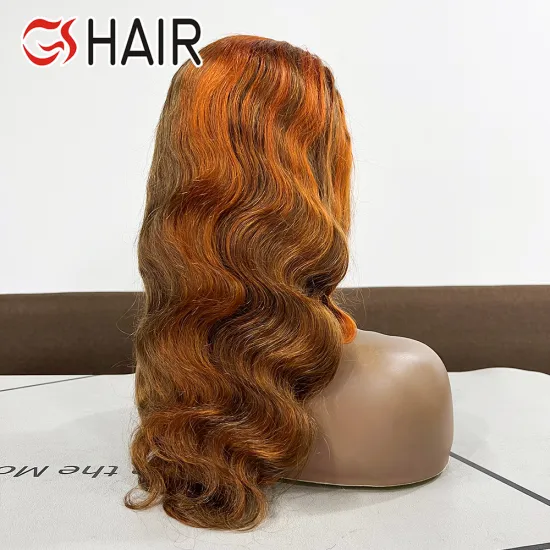 GS Wholesale Colored Pre-Plucked Ear to Ear 13x4 4/350# Body Wave Virgin Hair Wigs