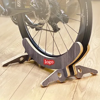 Adjustable Wooden Bike Stand Rack for All Bikes