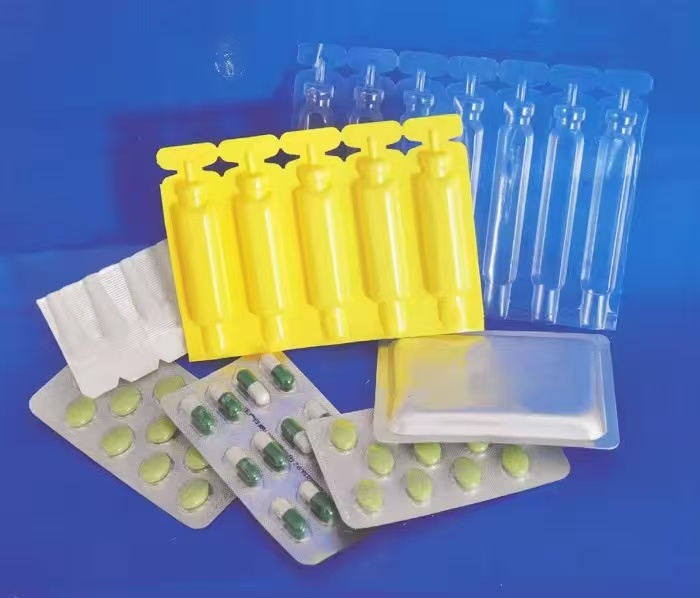 PVC blister film transparent packaging