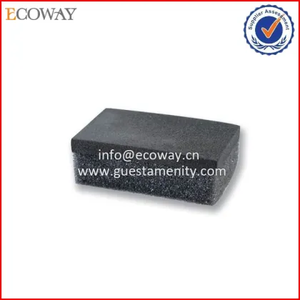 top quality shoe shine sponge instant shoe shine cleaner with black bag