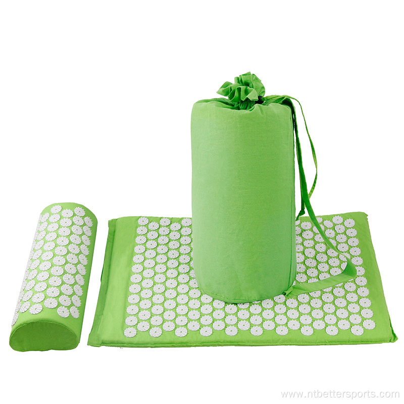 Spike Acupuncture Massage Yoga Mat set with pillow
