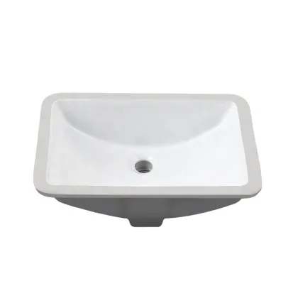 Cheap White Ceramic Marble Bathroom Washbasin with CUPC Certifications