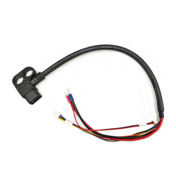 2 and 6 male plug connector cable assembly