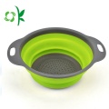 Silicone trái cây rau giỏ bếp Strainers Container