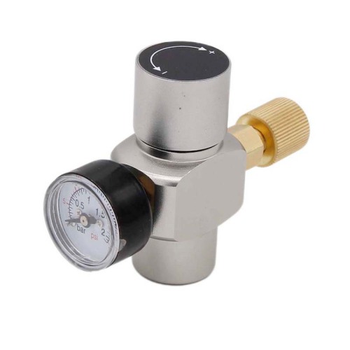 Basic Co2 Mini Gas Regulator Co2 Charger 030 Psi Keg Charger Beer Kegerator, High Quality Basic