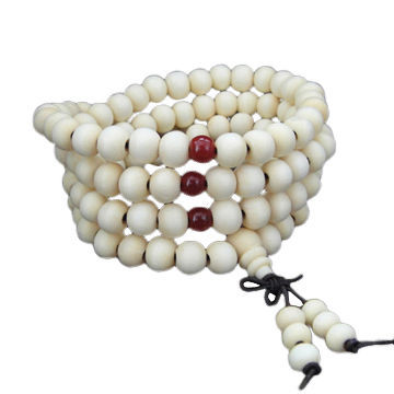 Buddhism devout white designer stylish hot beaded bracelets, OEM and ODM orders are welcome