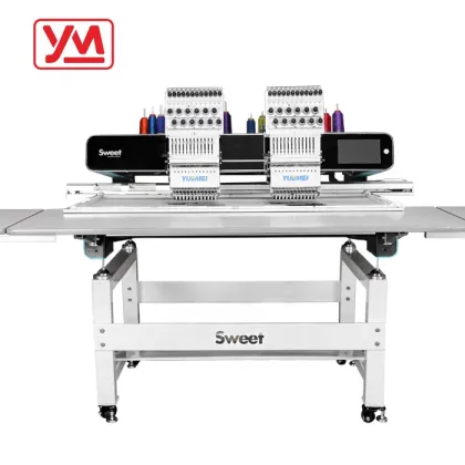Yuemei High-Quality 2-Head Multi-Needle Embroidery Machine Comparable to Promaker