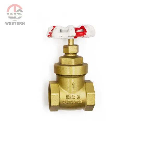 1/4 - 1/2 2 4 3 inch 75mm 125S 200 WOG pn16 female bronze painted manual type  water supply valved brass gate valve