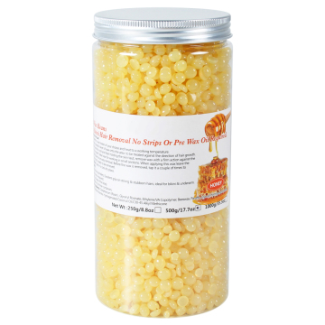 Painless Hair Removal Hard Wax Beans Honey Flavor