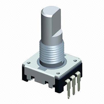 12mm Rotary Shaft Encoder Switch, Vertical Type With Metal Shaft For ...