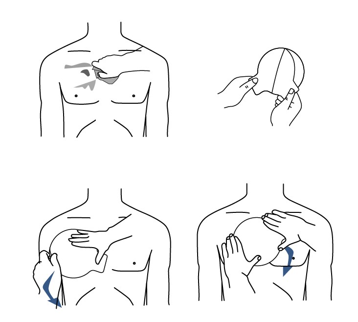 Ems Open Pneumothorax Vented Chest Seals, High Quality Ems Open