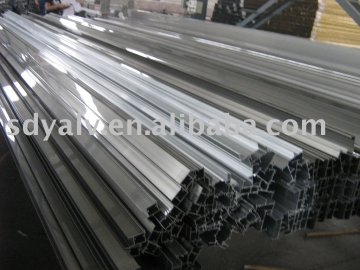 silver white aluminum profile