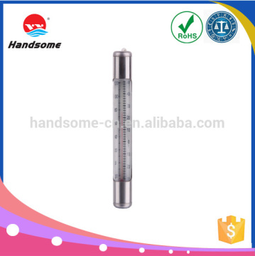 Chrome plated thermometer of wall skimmer for above-ground and in-ground swimming pool