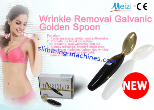Wrinkle Removal Galvanic Golden Spoon High Frequency Skin Care Machine Makes Skin Tight