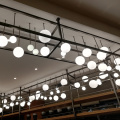 Modern hotel lobby pendant light glass chandelier lights