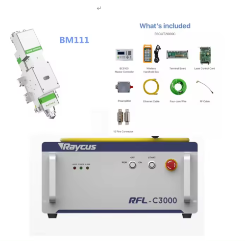 Raycus Fiber 1000W Generator Sumber Laser 3000W