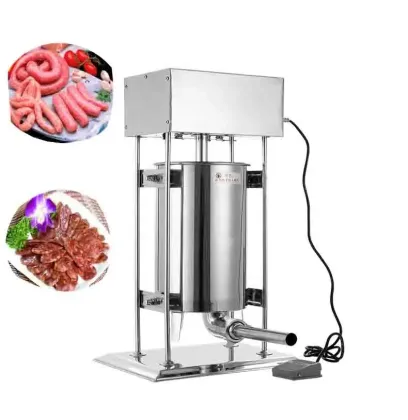 30L Commercial Vertical Sausage Stuffer / Electric Sausage Filling Machine / Ham Sausage Making Machine