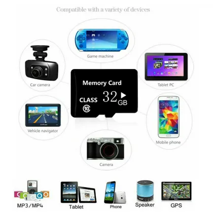 High Speed 100% Full Capacity U3 SD Card Memory 8GB-128GB Class 10 TF Card