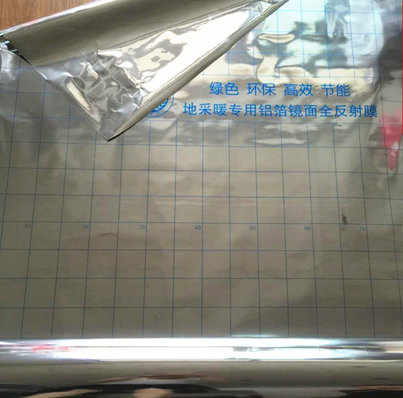 2 Square meters Energy Saving Aluminum Foil Insulation Mirror Reflection Film for Electric Underfloor Heating System