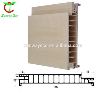 high quality wooden and pvc composite WPC door frames( TCF-260A)