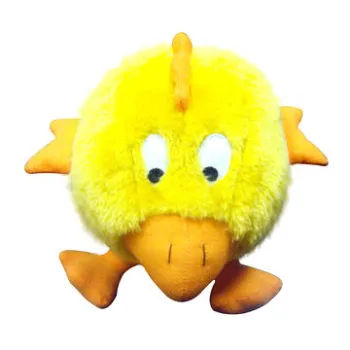 Plush Dog Squeaky Toy, Made of Eco-friendly Material, Soft Handle