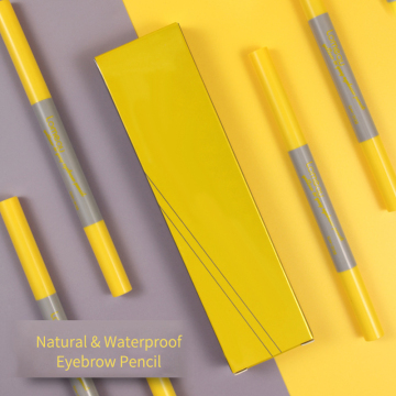 Customizable Double-Headed Vegan Waterproof Eyebrow Pencil in 6 Colors