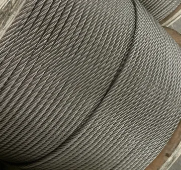 7X7 stainless steel wire rope 3/32in 316