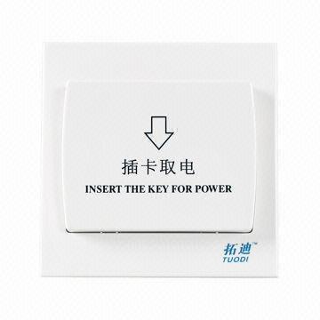 Hotel Insert Card with 110-250V AC Operating Voltage