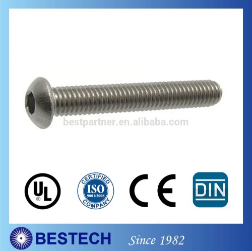 DIN7380 Socket Button Head Screw Hex Socket Button Head Cap Screw