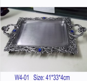 metal tray ,metal charger plates