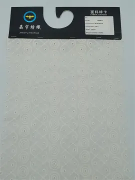 100% eyelet cotton cutout embroidery fabric