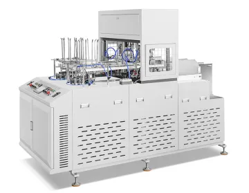 Double Station Octagonal Paper Box Forming Machine