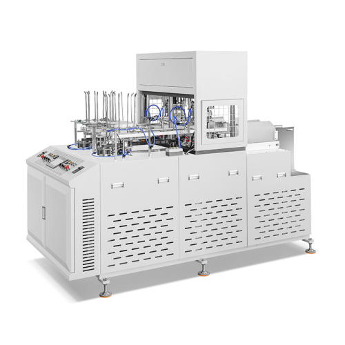 Dvigubos stoties aštuonkampės popierinės dėžutės formavimo mašina