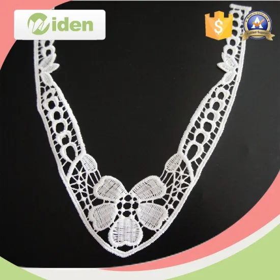 Handmade Embroidery Polyester Lace Collar Ladies Neck Design Lace