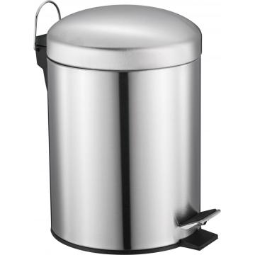 Stainless Steel Round Shape Pedal bin