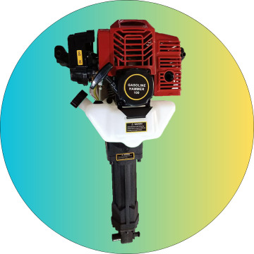 52cc Gasolina Herramera de hormigón de servicio pesado Kit de herramienta de gato martillo