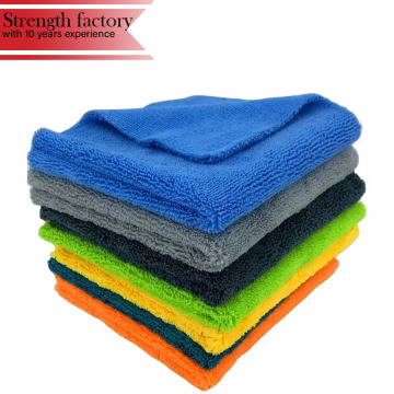 Coral Fleece Dual-Sided Car Washing Towel - Soft, Absorbent & Gentle on Surfaces