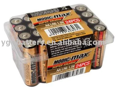 super alkaline battery .LR6 .AA. 24PB