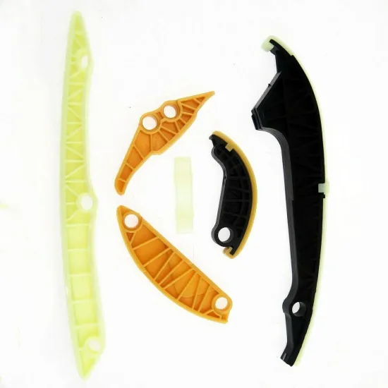 Volkswagen Passat and Tiguan Engine Camshaft Timing Chain Guide Rail Set: 2.0T 6-Piece Replacement Kit