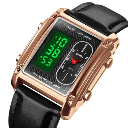 SKMEI 1868 New Arrival 3ATM Waterproof Digital Men's Chronograph Watch